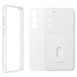 Чехол накладка для Samsung Galaxy S23+ Frame Case EF-MS916CWEGRU Белый