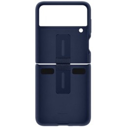 Силиконовый чехол для Samsung Galaxy Z Flip 3 Silicone Cover with Ring EF-PF711TNEGRU Темно синий