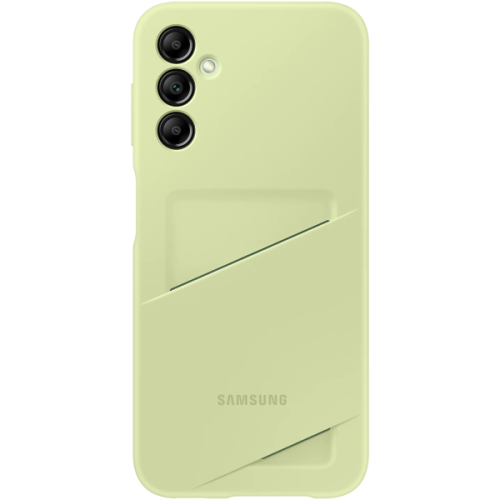 Силиконовый чехол для Samsung Galaxy A14 4G Card Slot Case EF-OA146TGEGRU Лайм