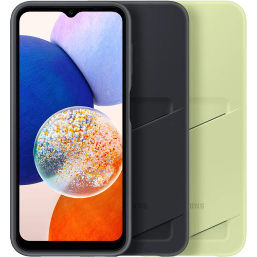 Силиконовый чехол для Samsung Galaxy A14 4G Card Slot Case EF-OA146TGEGRU Лайм