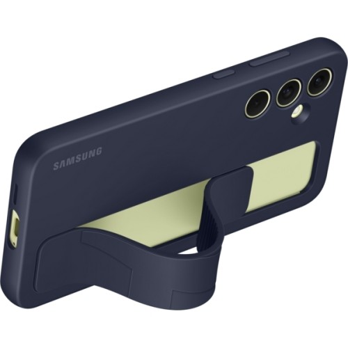 Силиконовый чехол для Samsung Galaxy A55 Standing Grip Case EF-GA556TBEGRU Черный