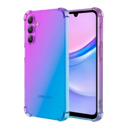 Силиконовый чехол для Samsung Galaxy A16 Krieger Mix 1.5мм противоударный Фиолетово-Синий