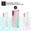 Силиконовый чехол для Samsung Galaxy A56 Krieger Mix 1.5мм противоударный Розово-зеленый