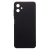 Силиконовый чехол для Samsung Galaxy A06 TPU mate 1mm с защитой камеры Черный