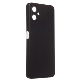 Силиконовый чехол для Samsung Galaxy A06 TPU mate 1mm с защитой камеры Черный