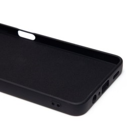 Силиконовый чехол для Samsung Galaxy A06 TPU mate 1mm с защитой камеры Черный