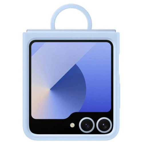 Чехол клип-кейс для Samsung Galaxy Z Flip6 Silicone Case EF-PF741TLEGRU Синий