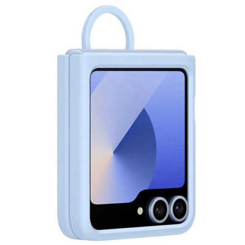 Чехол клип-кейс для Samsung Galaxy Z Flip6 Silicone Case EF-PF741TLEGRU Синий