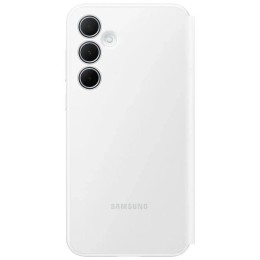 Чехол клип-кейс для Samsung Galaxy A35 Smart View Wallet Case EF-ZA356CWEGRU Белый