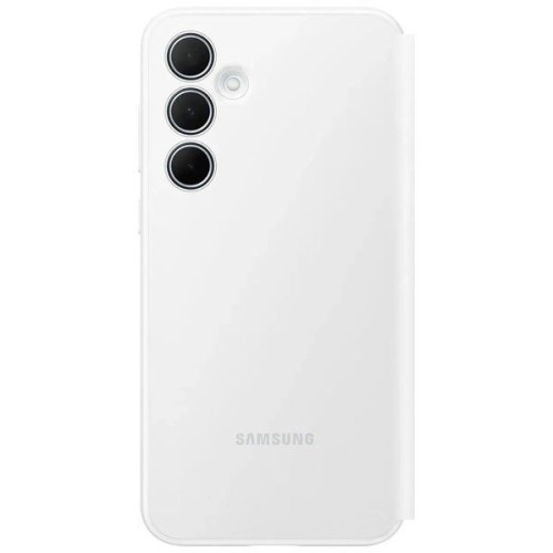 Чехол клип-кейс для Samsung Galaxy A35 Smart View Wallet Case EF-ZA356CWEGRU Белый