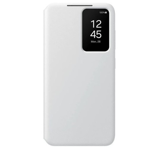 Чехол клип-кейс для Samsung Galaxy S24 Smart View Wallet Case EF-ZS921CWEGRU Белый