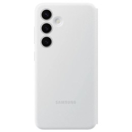 Чехол клип-кейс для Samsung Galaxy S24 Smart View Wallet Case EF-ZS921CWEGRU Белый