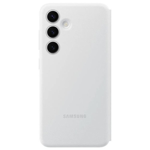 Чехол клип-кейс для Samsung Galaxy S24 Smart View Wallet Case EF-ZS921CWEGRU Белый