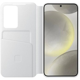 Чехол клип-кейс для Samsung Galaxy S24 Smart View Wallet Case EF-ZS921CWEGRU Белый