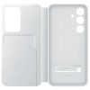Чехол клип-кейс для Samsung Galaxy S24 Smart View Wallet Case EF-ZS921CWEGRU Белый