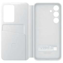 Чехол клип-кейс для Samsung Galaxy S24 Smart View Wallet Case EF-ZS921CWEGRU Белый