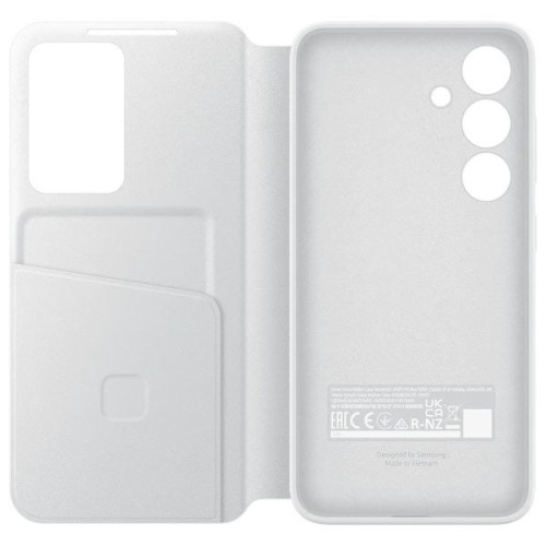 Чехол клип-кейс для Samsung Galaxy S24 Smart View Wallet Case EF-ZS921CWEGRU Белый