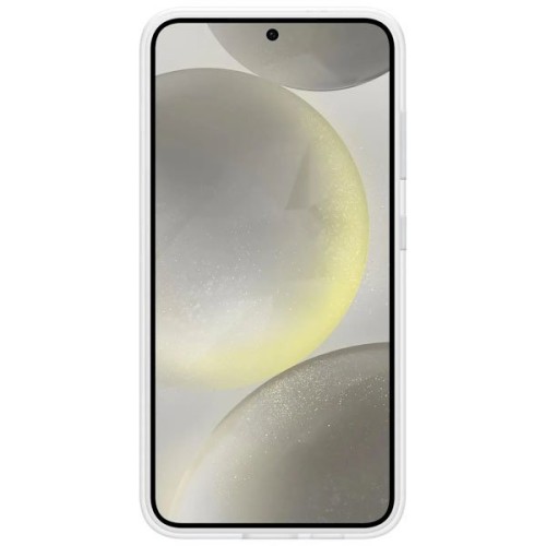 Силиконовый чехол для Samsung Galaxy S24+ Flipsuit Case EF-MS926CWEGRU белый/прозрачный