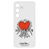 Силиконовый чехол для Samsung Galaxy S24 Flipsuit Case EF-MS921CWEGRU белый/прозрачный