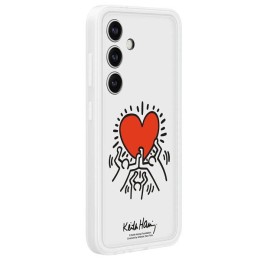 Силиконовый чехол для Samsung Galaxy S24 Flipsuit Case EF-MS921CWEGRU белый/прозрачный
