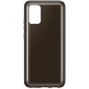 Чехол накладка для Samsung Galaxy A02s Clear Cover EF-QA025TBEGRU Черный