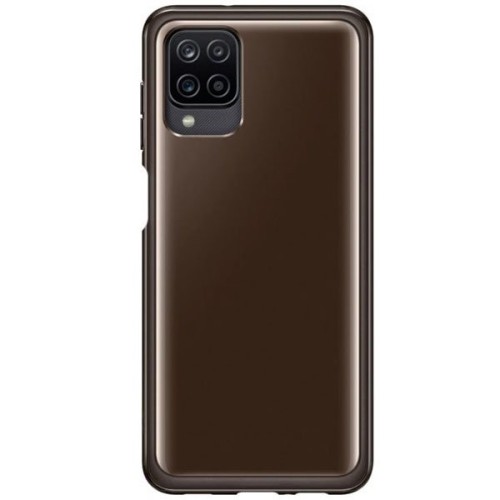Чехол накладка для Samsung Galaxy A12 Clear Cover EF-QA125TBEGRU Черный