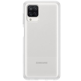 Чехол накладка для Samsung Galaxy A12 Clear Cover EF-QA125TTEGRU Прозрачный
