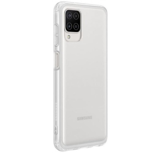 Чехол накладка для Samsung Galaxy A12 Clear Cover EF-QA125TTEGRU Прозрачный