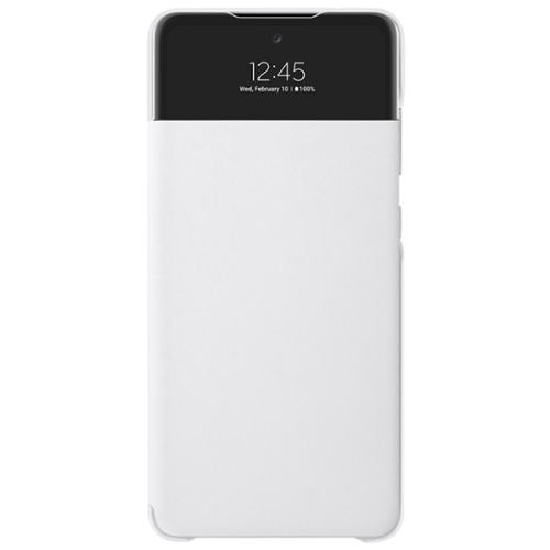 Чехол книжка для Samsung Galaxy A72 Smart S View Wallet Cover EF-EA725PWEGRU Белый