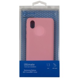 Силиконовый чехол для Samsung Galaxy A01 Core Red Line Ultimate Розовый