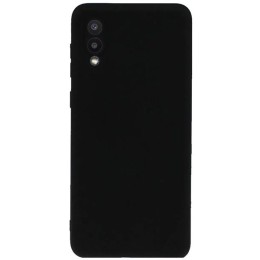 Силиконовый чехол для Samsung Galaxy A02 TPU 1мм с защитой камеры Черный