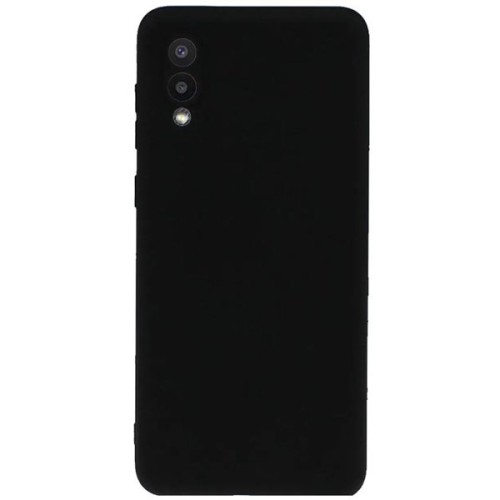 Силиконовый чехол для Samsung Galaxy A02 TPU 1мм с защитой камеры Черный