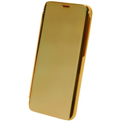 Чехол книжка для Samsung Galaxy A02 Clear View Золотой