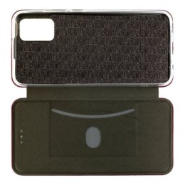 Чехол книжка для Samsung Galaxy A02S Red Line Unit Бордовый