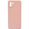 Силиконовый чехол для Samsung Galaxy A03 Светло розовый