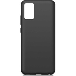 Силиконовый чехол для Samsung Galaxy A03S TPU 1мм Черный матовый