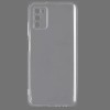 Силиконовый чехол для Samsung Galaxy A03S TPU с защитой камеры Прозрачный