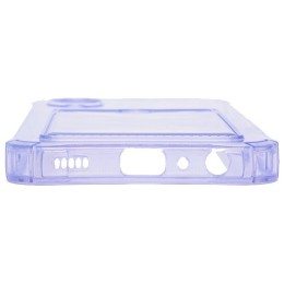Силиконовый чехол для Samsung Galaxy A03 Core Silicone Card Holder Case Сиреневый