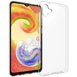 Силиконовый чехол для Samsung Galaxy A04 TPU 1мм Прозрачный глянцевый