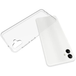 Силиконовый чехол для Samsung Galaxy A04 TPU 1мм Прозрачный глянцевый