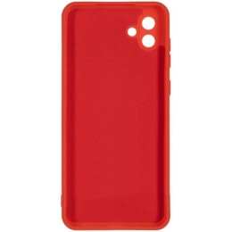 Силиконовый чехол для Samsung Galaxy A04 Soft Matte с микрофиброй Красный