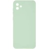 Силиконовый чехол для Samsung Galaxy A04 Soft Matte с микрофиброй Мятный