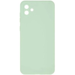 Силиконовый чехол для Samsung Galaxy A04 Soft Matte с микрофиброй Мятный