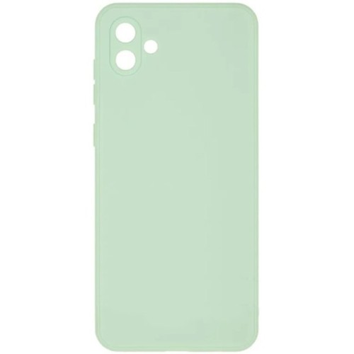 Силиконовый чехол для Samsung Galaxy A04 Soft Matte с микрофиброй Мятный