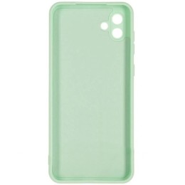 Силиконовый чехол для Samsung Galaxy A04 Soft Matte с микрофиброй Мятный