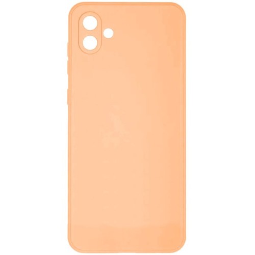 Силиконовый чехол для Samsung Galaxy A04 Soft Matte с микрофиброй Пыльно розовый