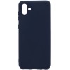 Силиконовый чехол для Samsung Galaxy A04 Soft Matte Синий