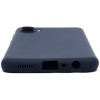 Силиконовый чехол для Samsung Galaxy A04 Soft Matte Синий