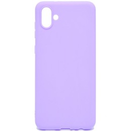 Силиконовый чехол для Samsung Galaxy A04 Soft Matte Сиреневый