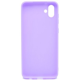 Силиконовый чехол для Samsung Galaxy A04 Soft Matte Сиреневый
